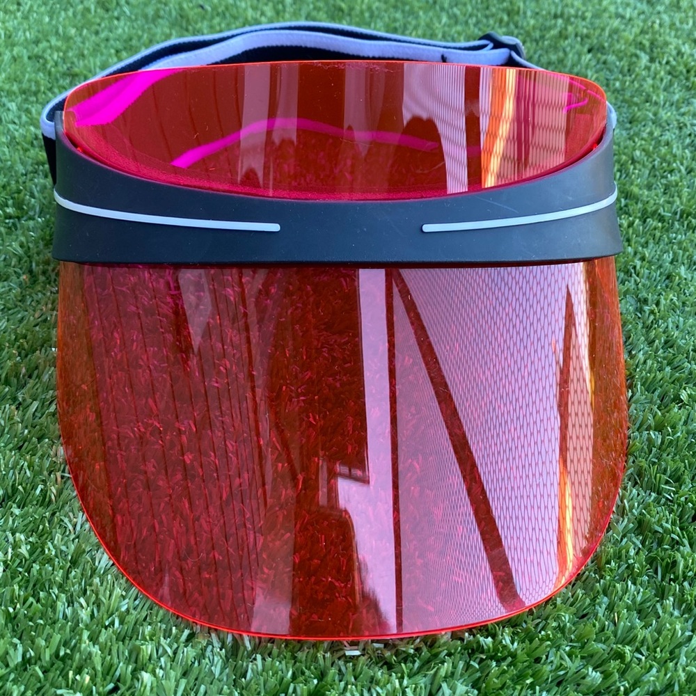 Pink Visor, Adjustable Sporty Visor, Sun Visor